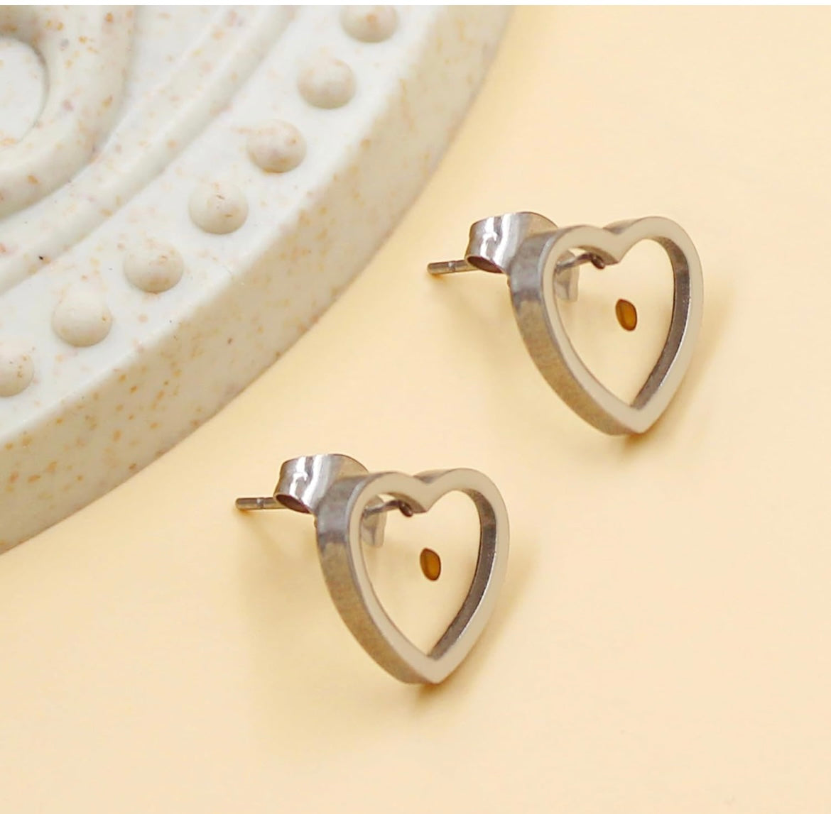 Move Earrings Rose Gold