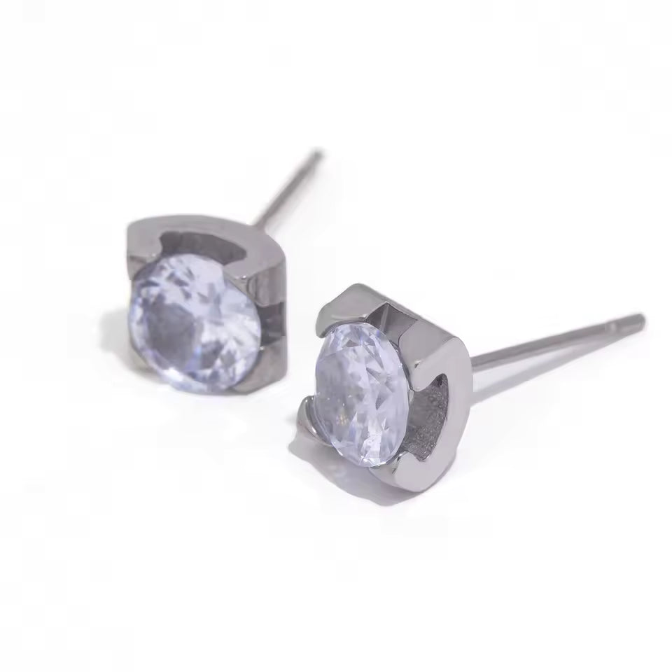 Steady Earrings Silver