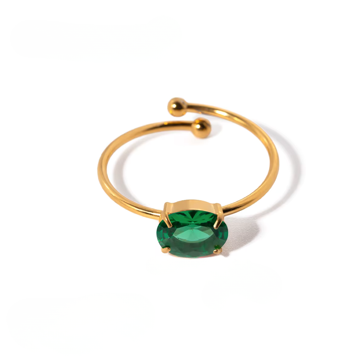 Poise Ring - Green