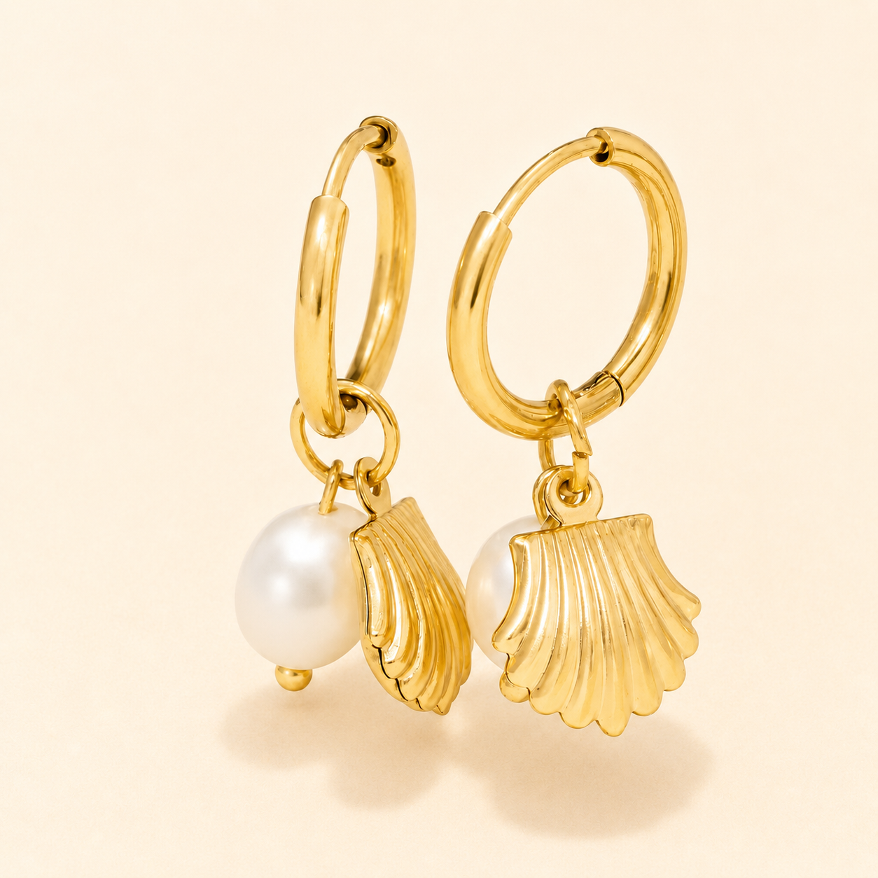 Pearl Cove Sea Shell Earrings