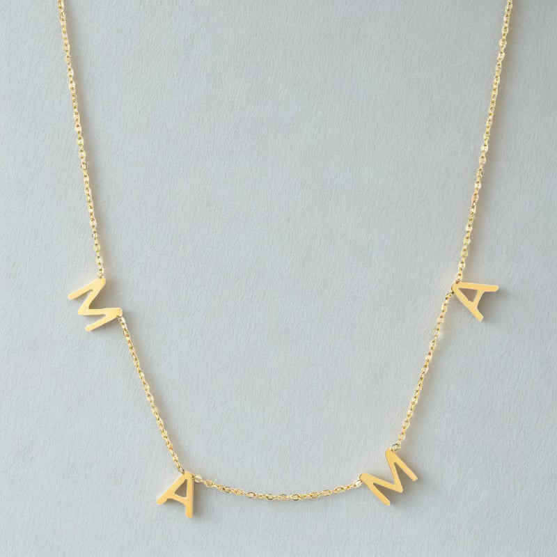 Steady MAMA Necklace - Gold