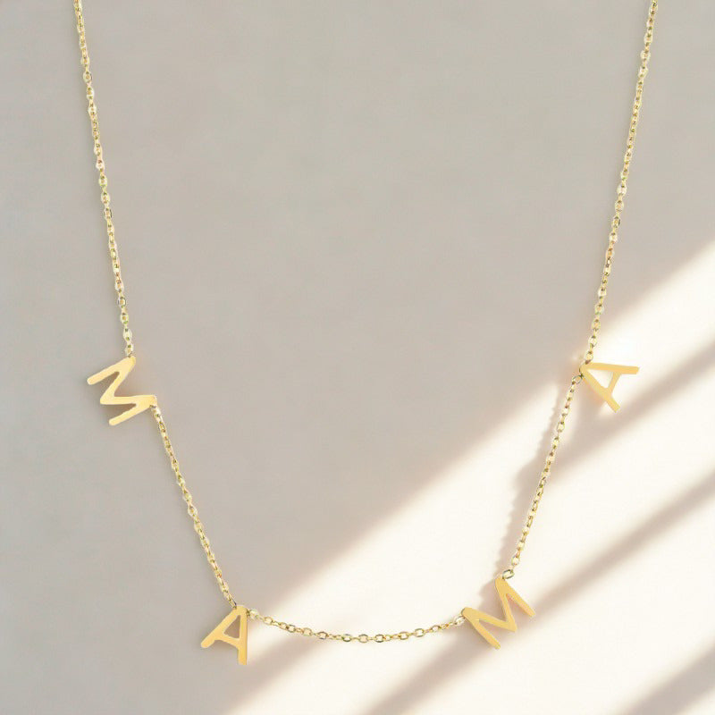 Steady MAMA Necklace - Gold
